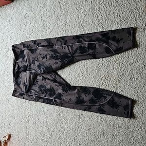 Athleta Rainier Reflective Tight XL winter gray